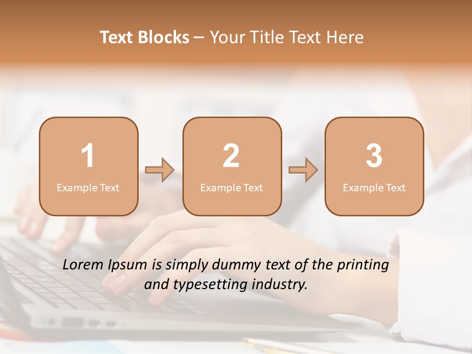 Notebook Corporate Work PowerPoint Template