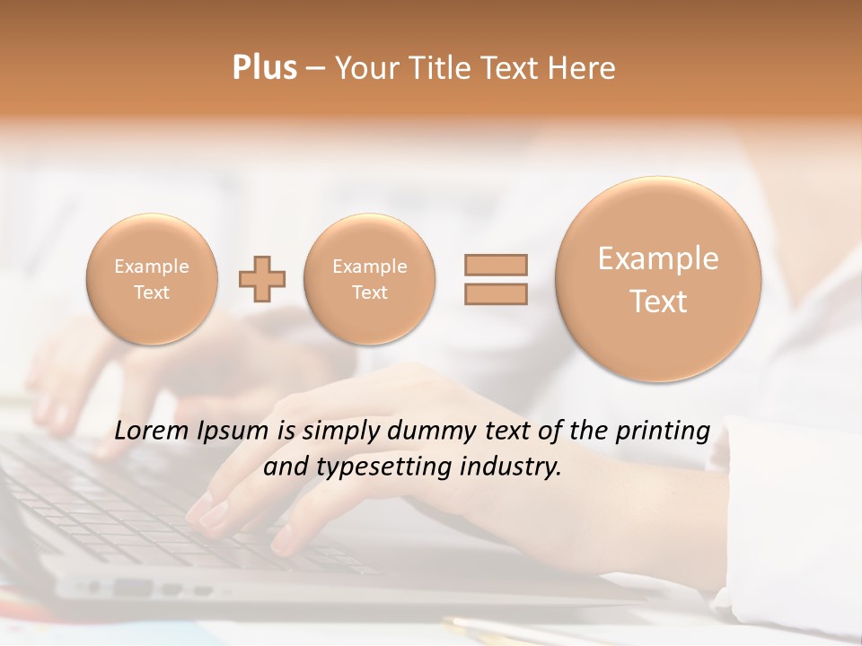 Notebook Corporate Work PowerPoint Template