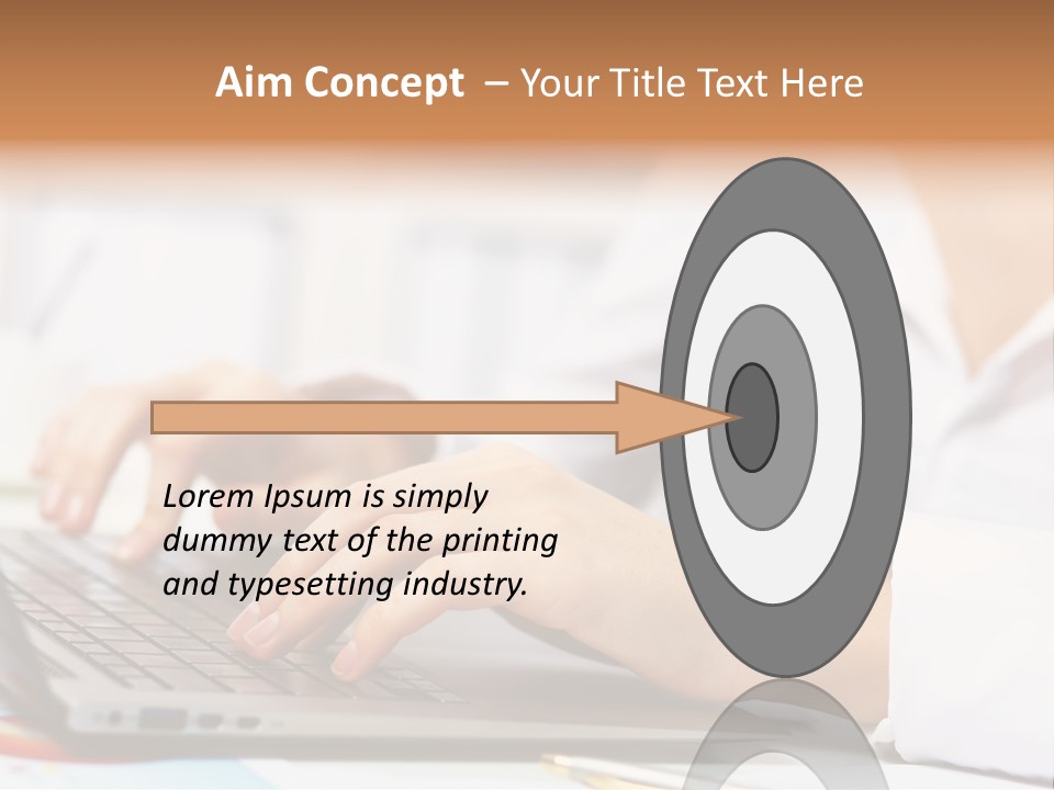 Notebook Corporate Work PowerPoint Template