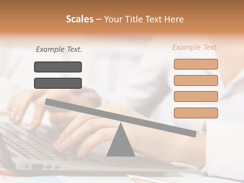 Notebook Corporate Work PowerPoint Template