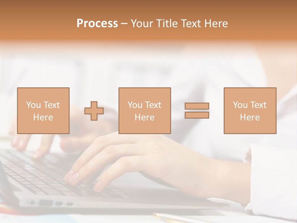 Notebook Corporate Work PowerPoint Template