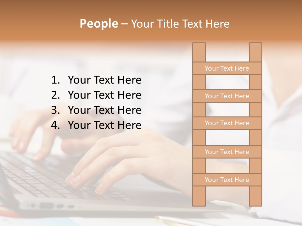 Notebook Corporate Work PowerPoint Template