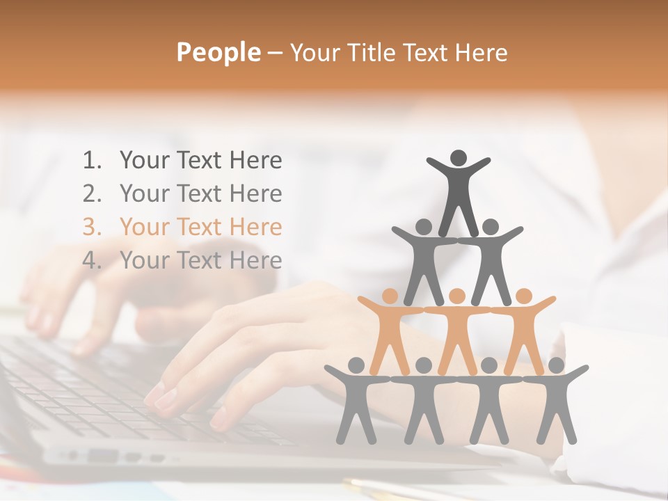 Notebook Corporate Work PowerPoint Template