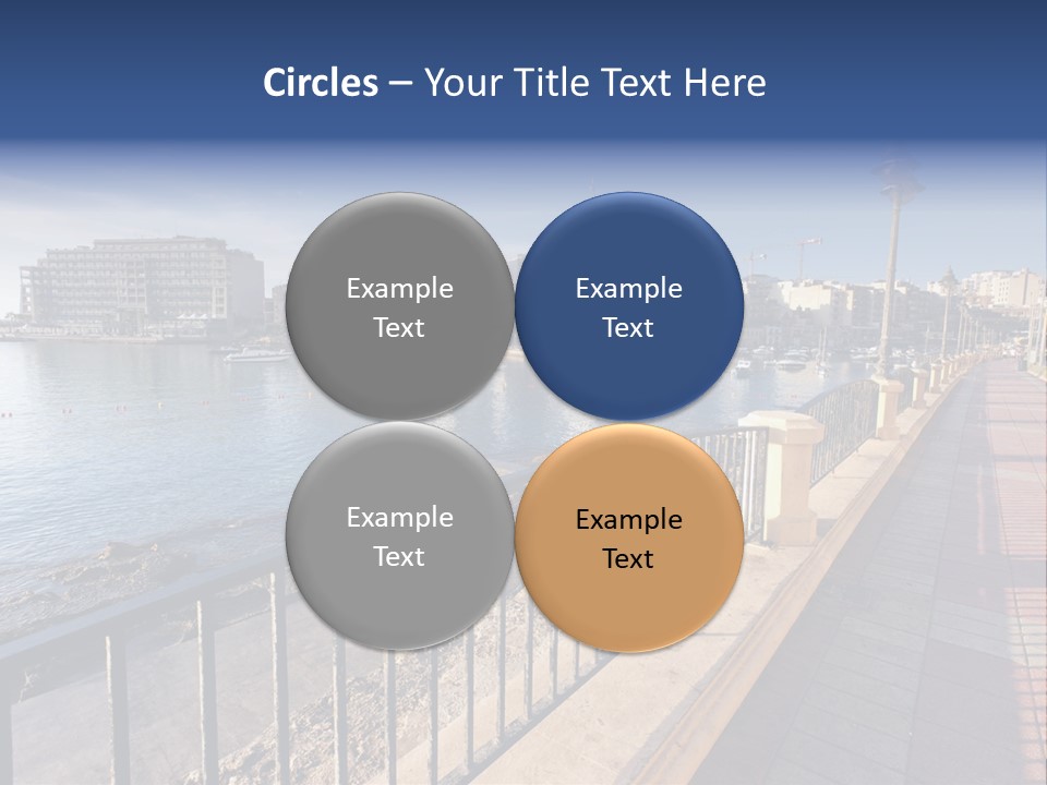 Pillow Mattress Nightstand PowerPoint Template