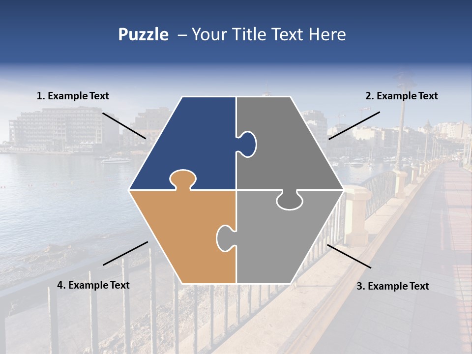 Pillow Mattress Nightstand PowerPoint Template