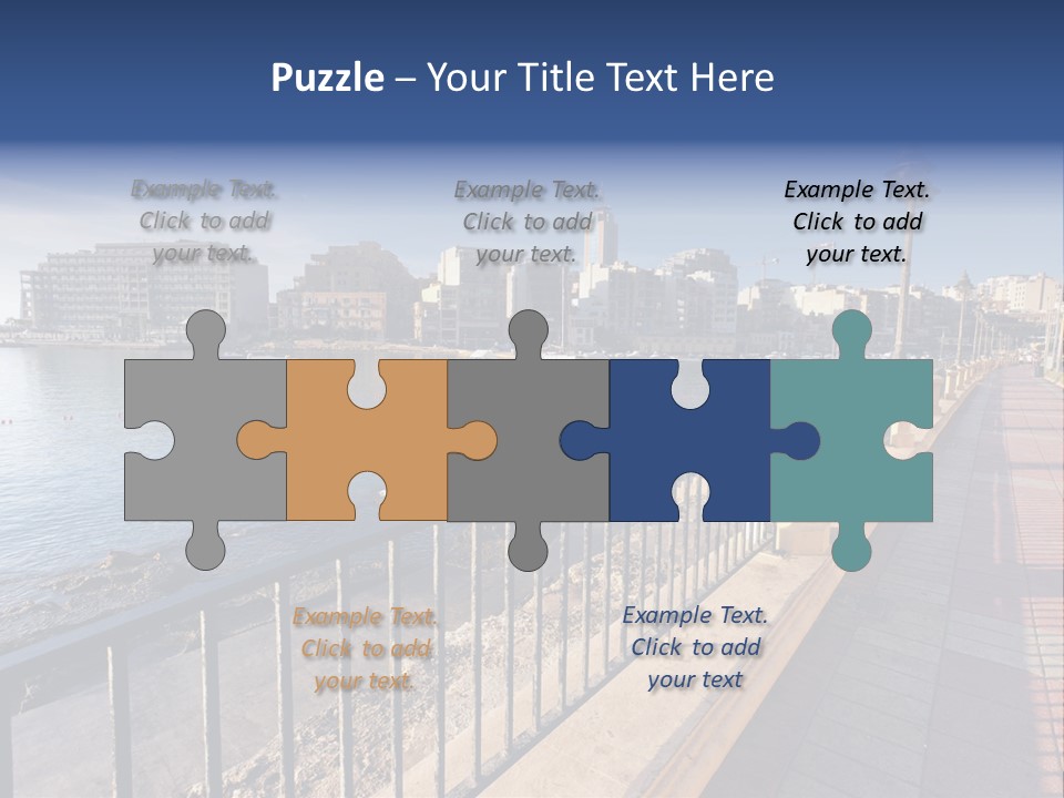 Pillow Mattress Nightstand PowerPoint Template