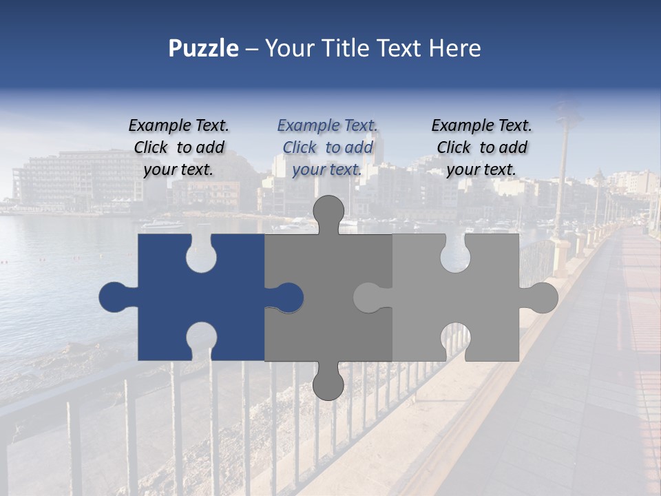 Pillow Mattress Nightstand PowerPoint Template