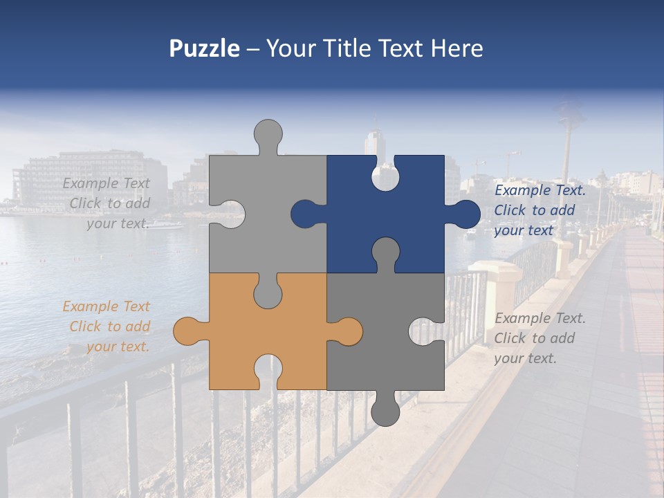 Pillow Mattress Nightstand PowerPoint Template