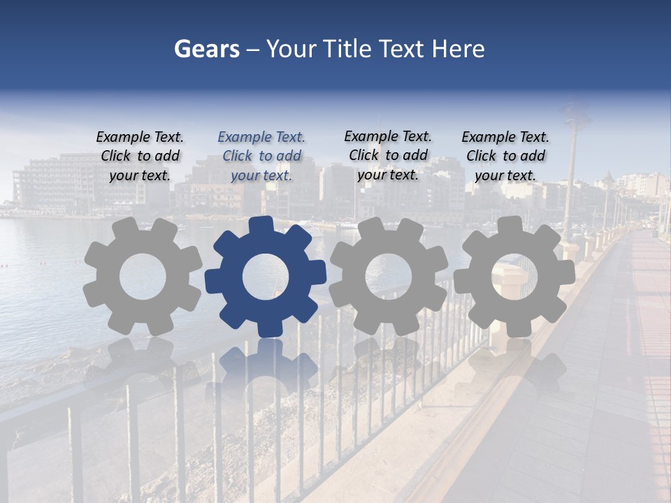 Pillow Mattress Nightstand PowerPoint Template