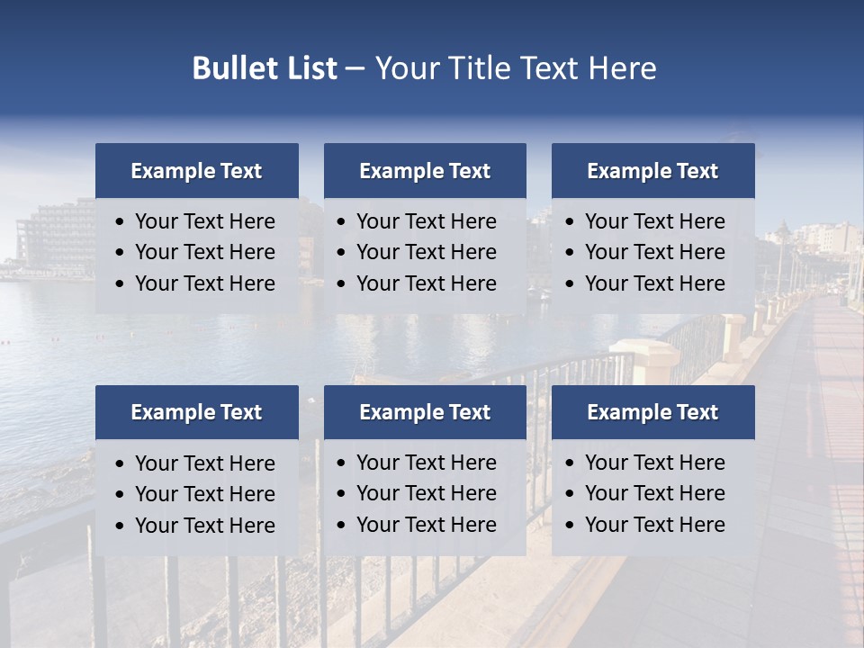 Pillow Mattress Nightstand PowerPoint Template