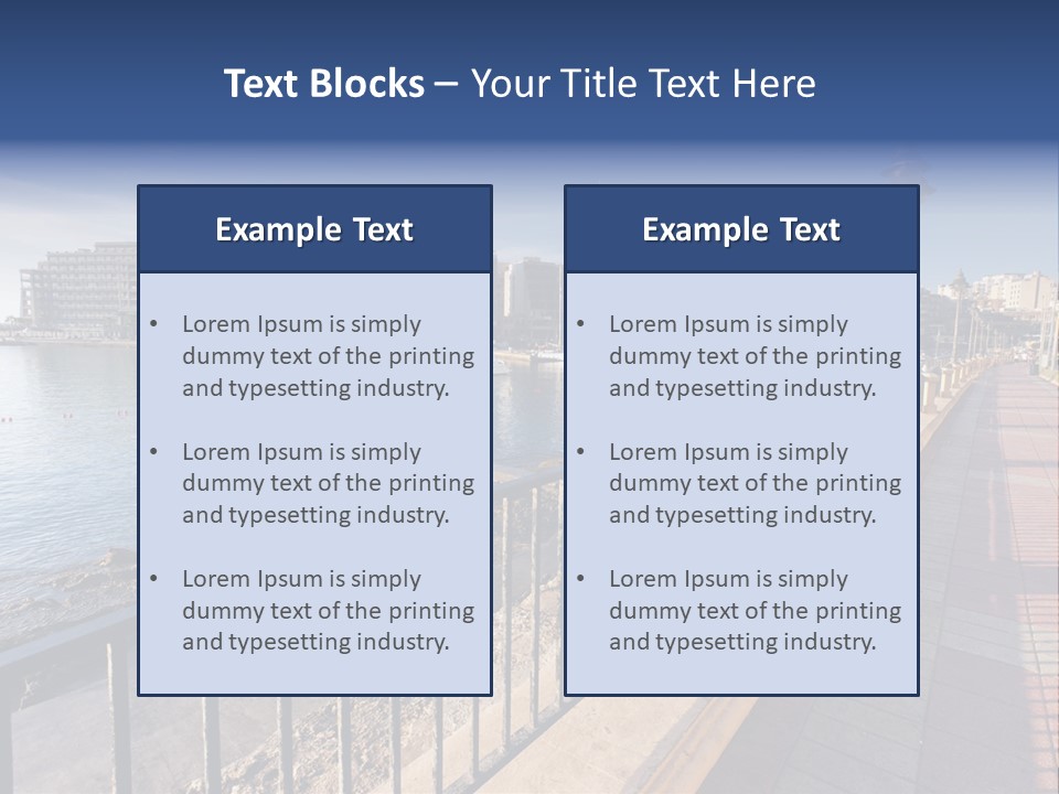 Pillow Mattress Nightstand PowerPoint Template