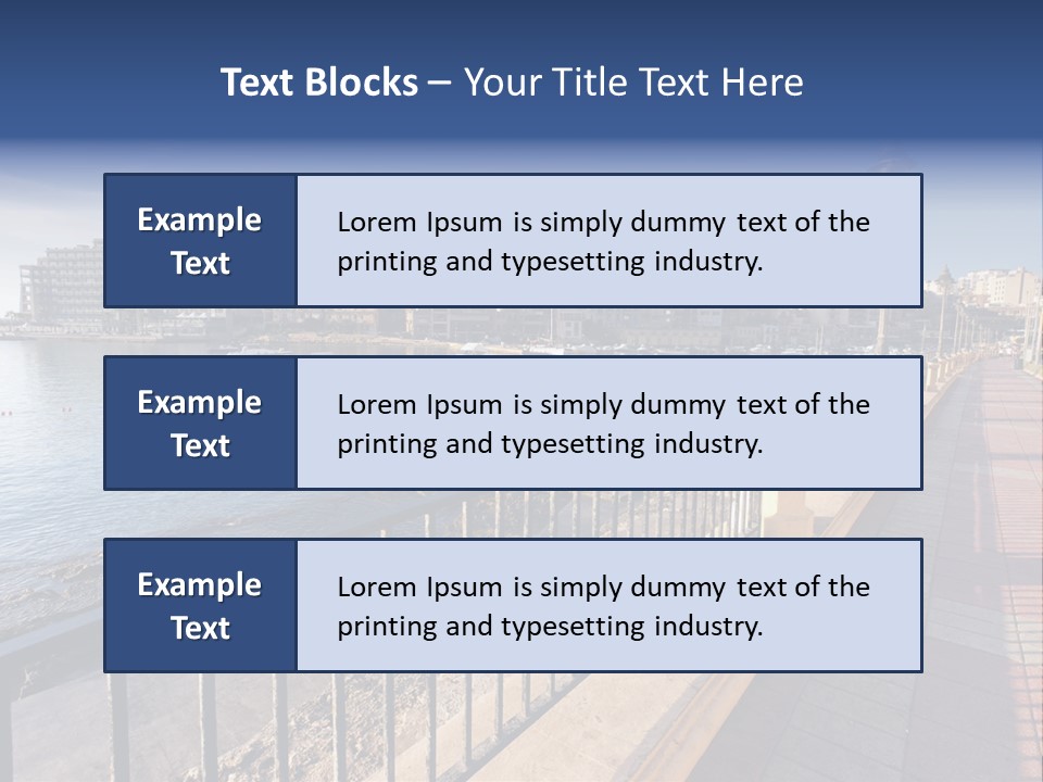 Pillow Mattress Nightstand PowerPoint Template