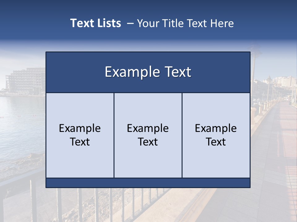 Pillow Mattress Nightstand PowerPoint Template