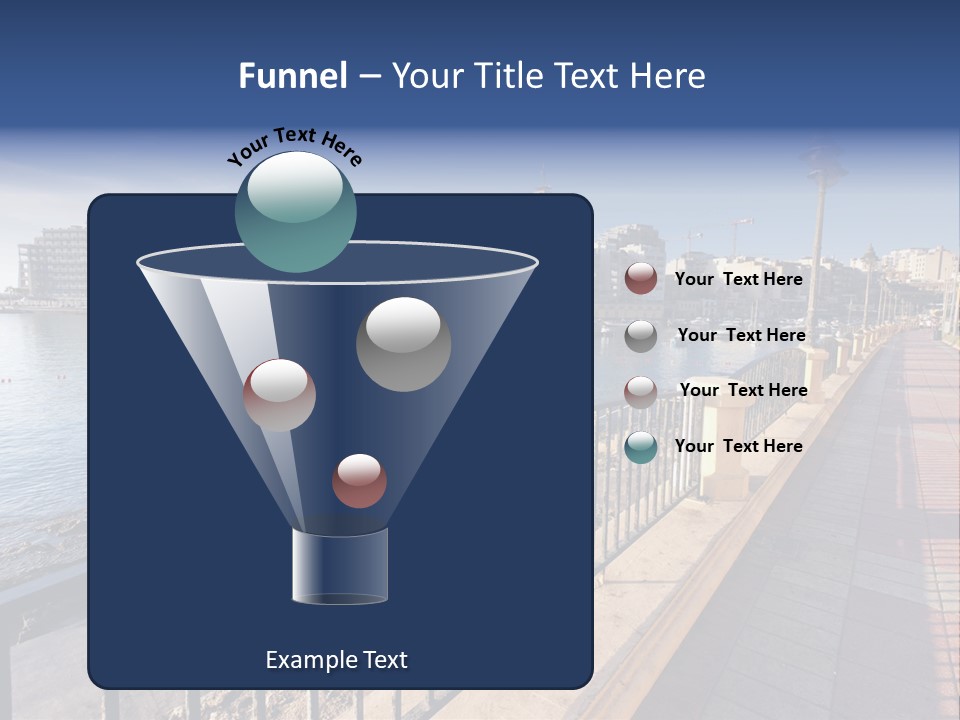 Pillow Mattress Nightstand PowerPoint Template