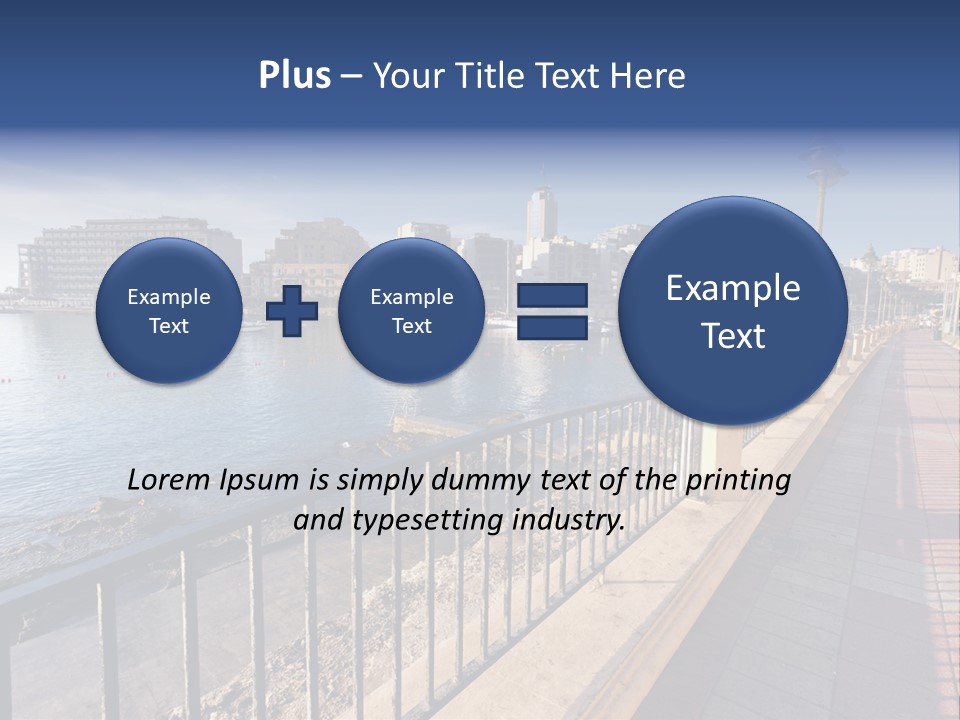 Pillow Mattress Nightstand PowerPoint Template