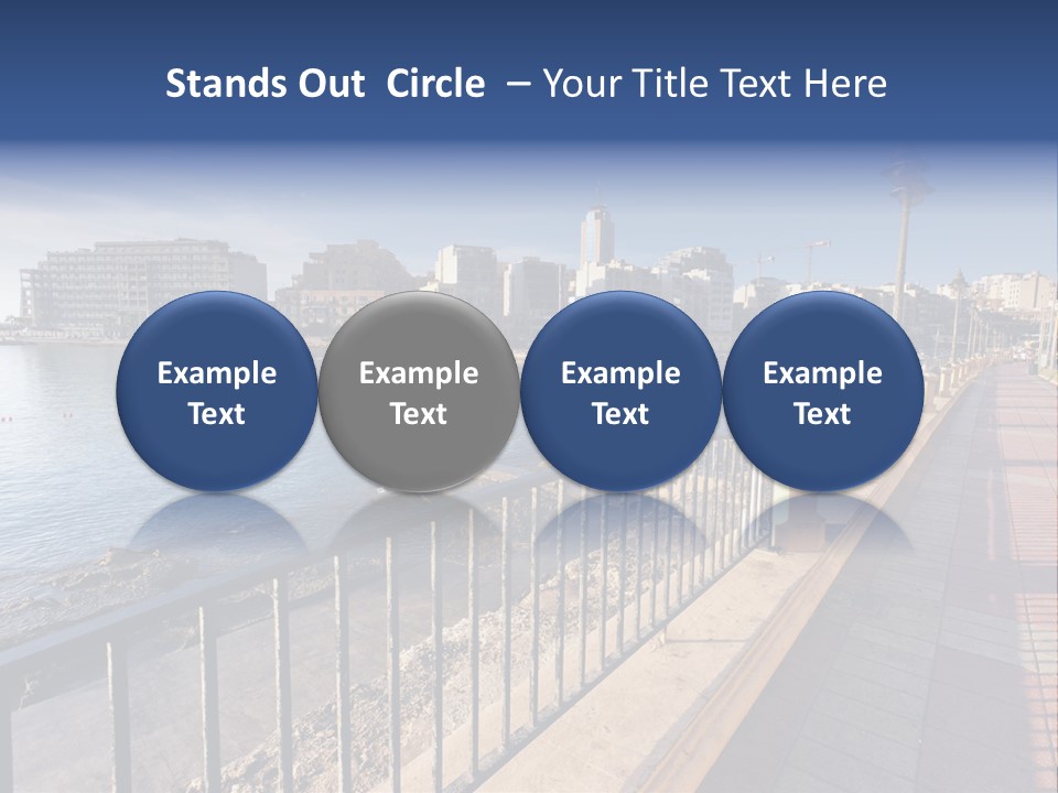 Pillow Mattress Nightstand PowerPoint Template