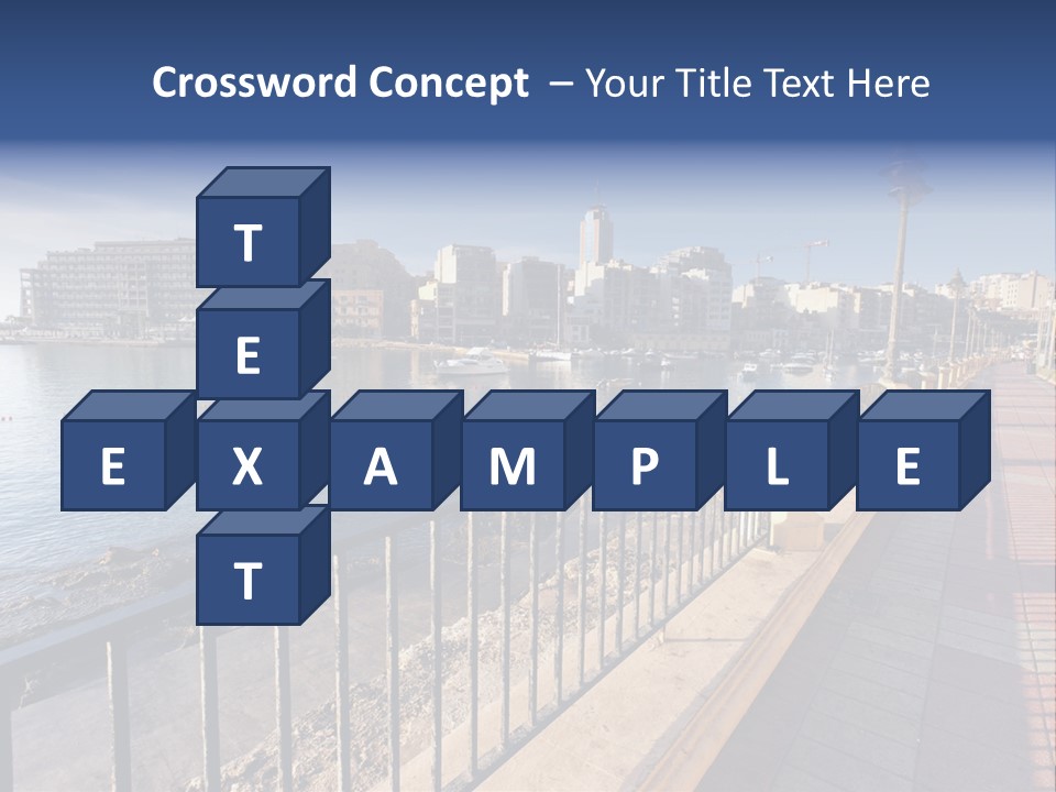 Pillow Mattress Nightstand PowerPoint Template