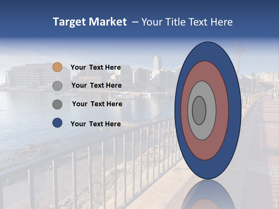 Pillow Mattress Nightstand PowerPoint Template