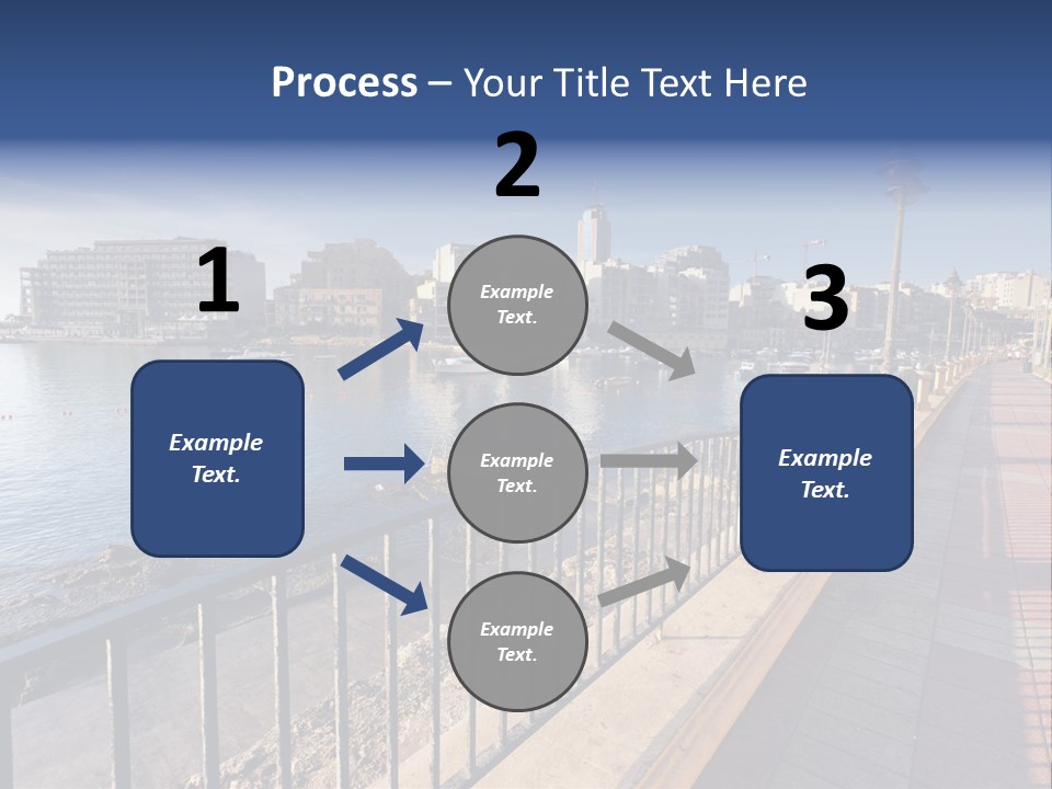 Pillow Mattress Nightstand PowerPoint Template