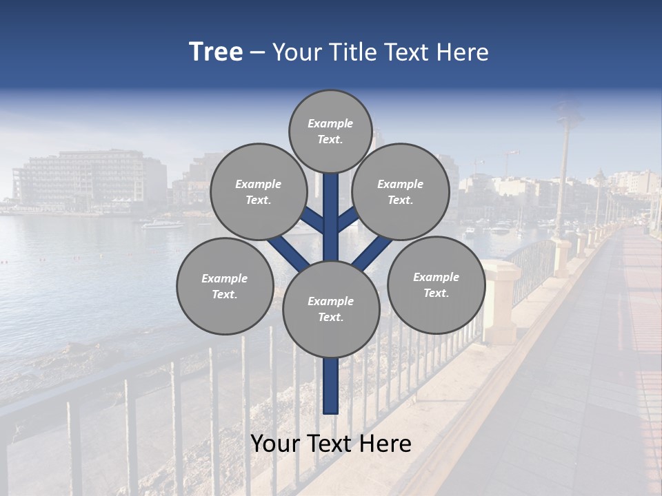 Pillow Mattress Nightstand PowerPoint Template