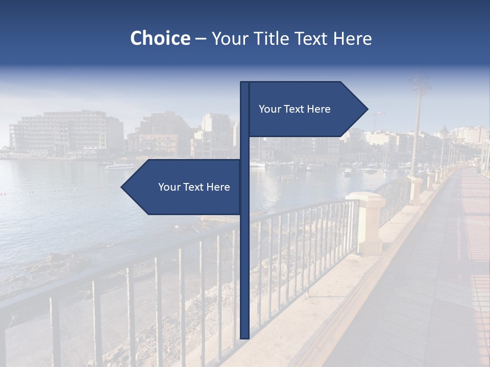 Pillow Mattress Nightstand PowerPoint Template