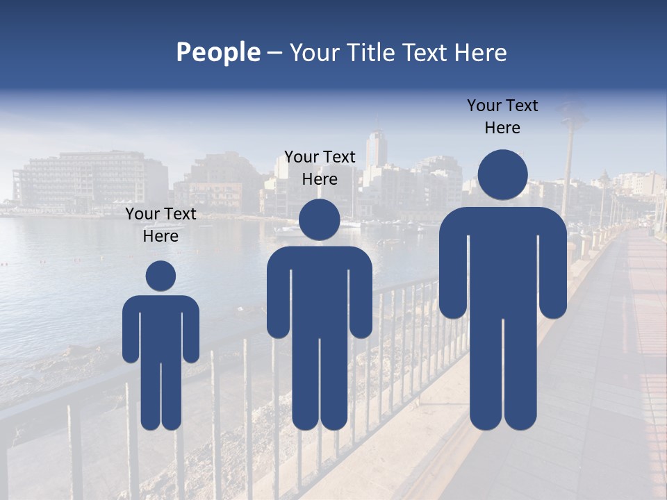 Pillow Mattress Nightstand PowerPoint Template