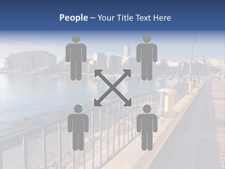 Pillow Mattress Nightstand PowerPoint Template