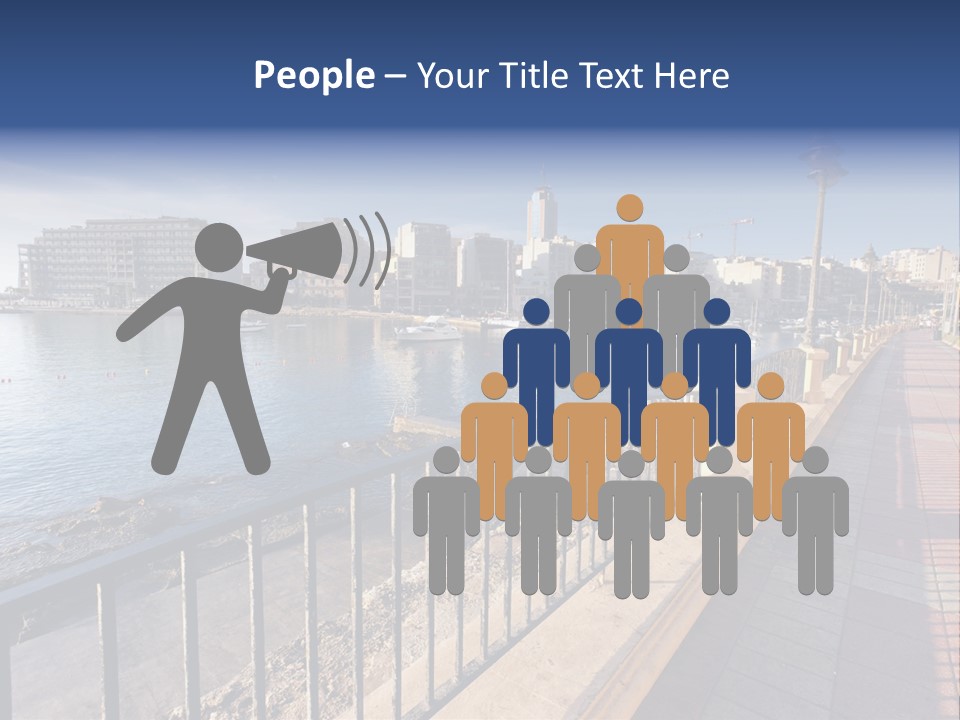 Pillow Mattress Nightstand PowerPoint Template