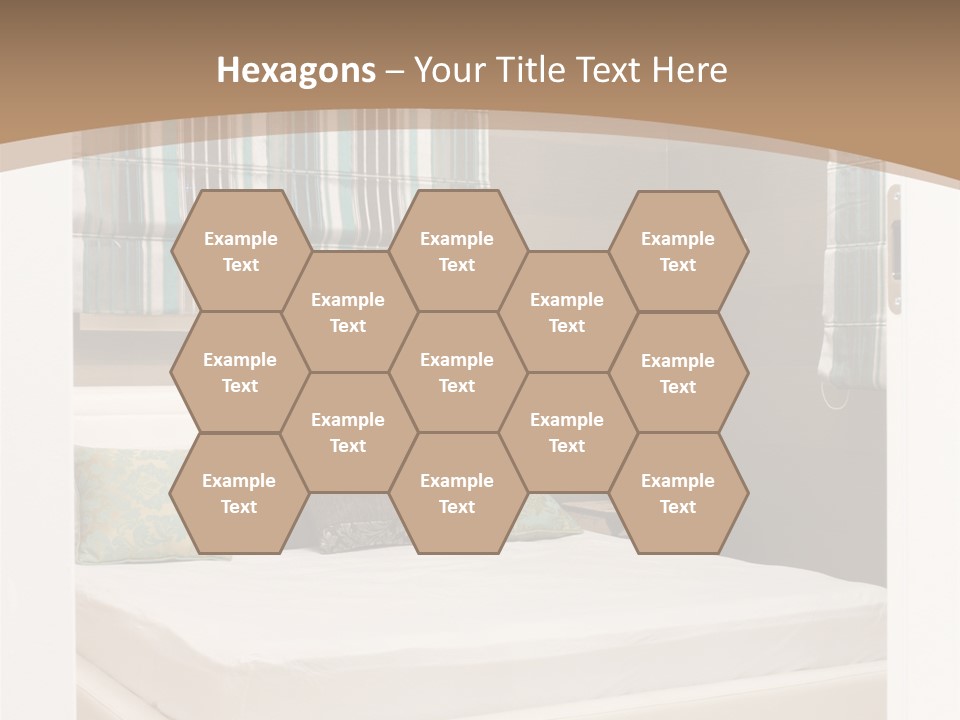 Pillow Mattress Nightstand PowerPoint Template