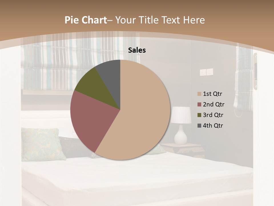 Pillow Mattress Nightstand PowerPoint Template