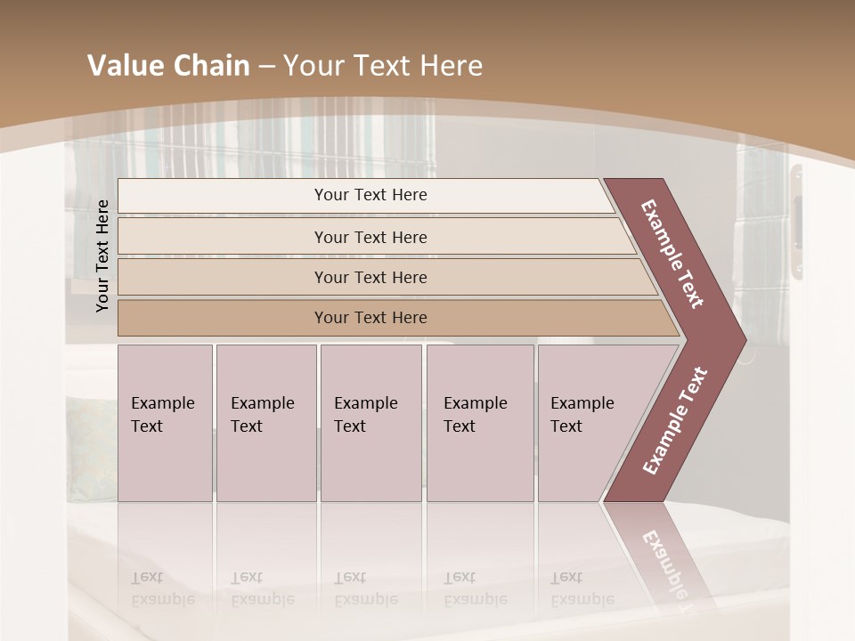 Pillow Mattress Nightstand PowerPoint Template