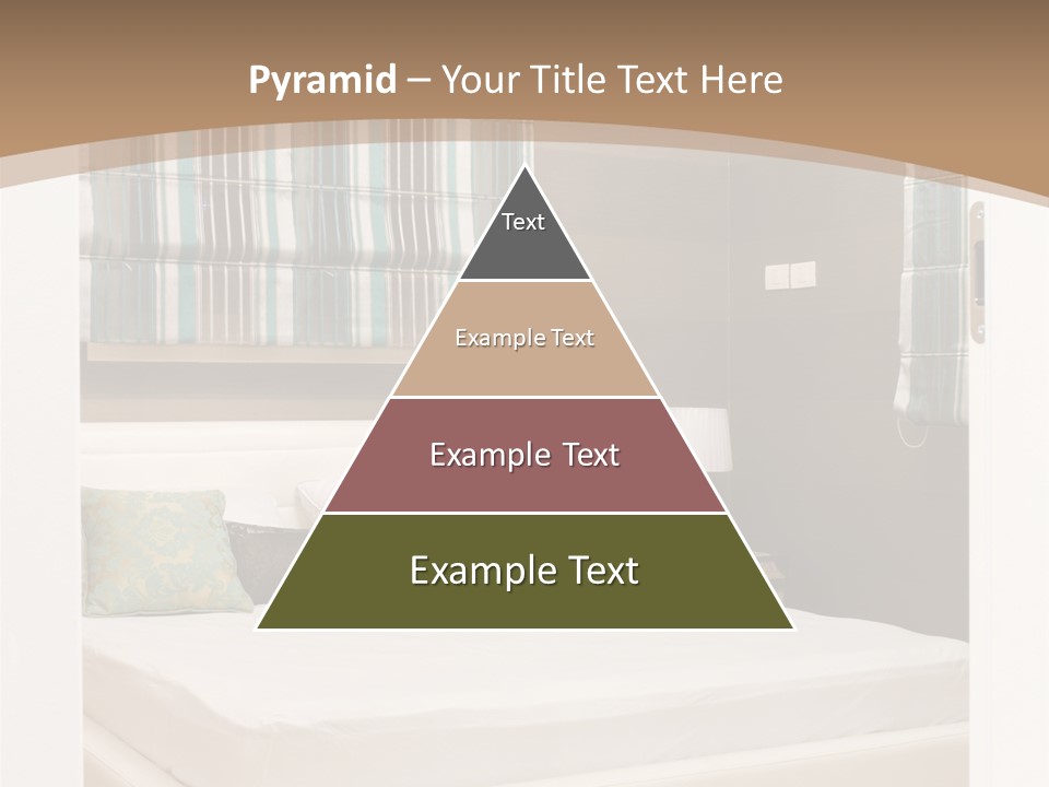 Pillow Mattress Nightstand PowerPoint Template