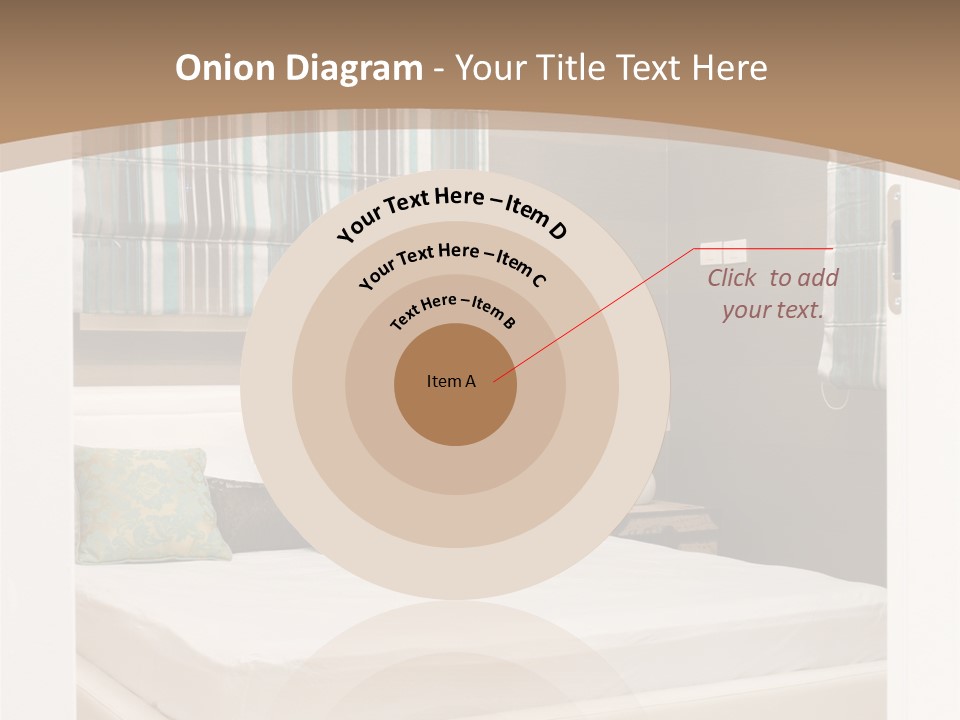 Pillow Mattress Nightstand PowerPoint Template