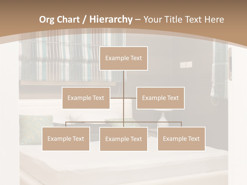 Pillow Mattress Nightstand PowerPoint Template