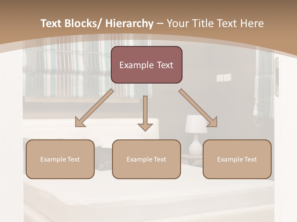 Pillow Mattress Nightstand PowerPoint Template