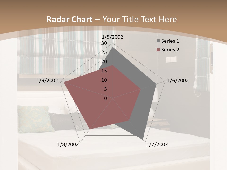 Pillow Mattress Nightstand PowerPoint Template
