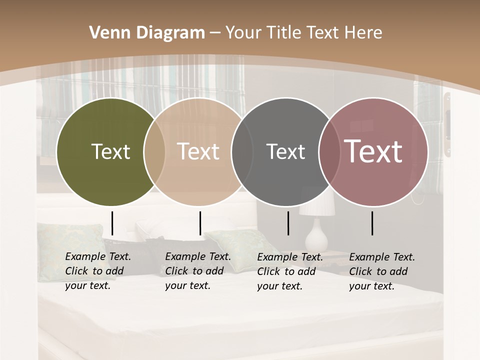 Pillow Mattress Nightstand PowerPoint Template