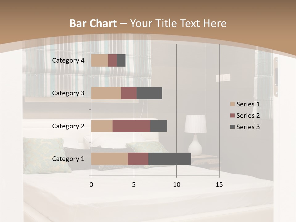 Pillow Mattress Nightstand PowerPoint Template