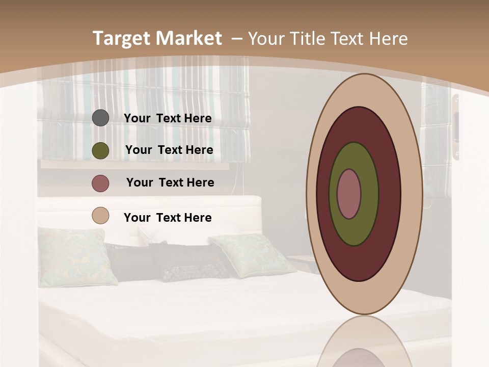 Pillow Mattress Nightstand PowerPoint Template