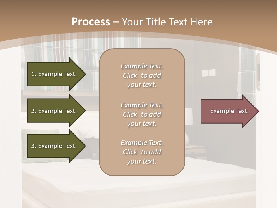 Pillow Mattress Nightstand PowerPoint Template