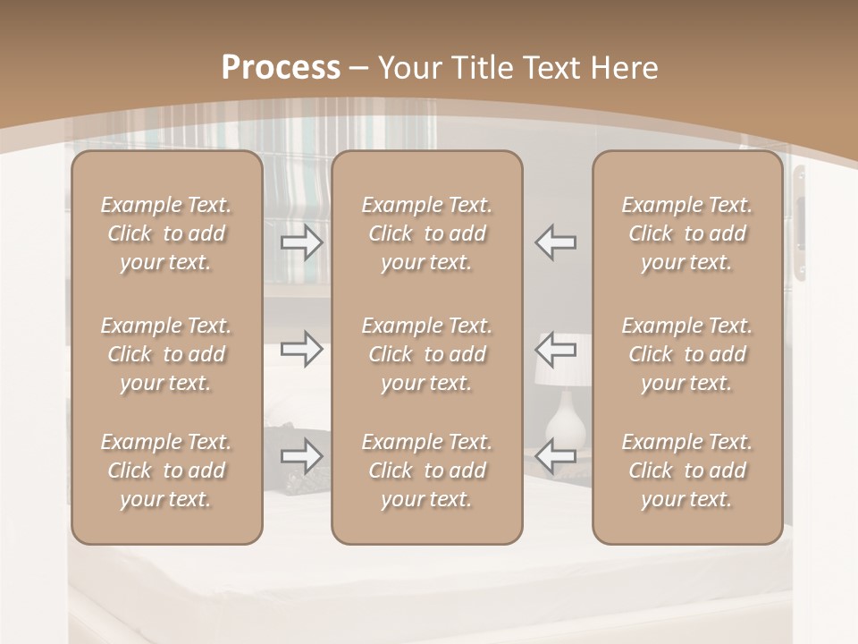 Pillow Mattress Nightstand PowerPoint Template