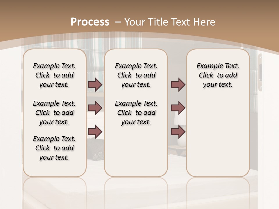 Pillow Mattress Nightstand PowerPoint Template