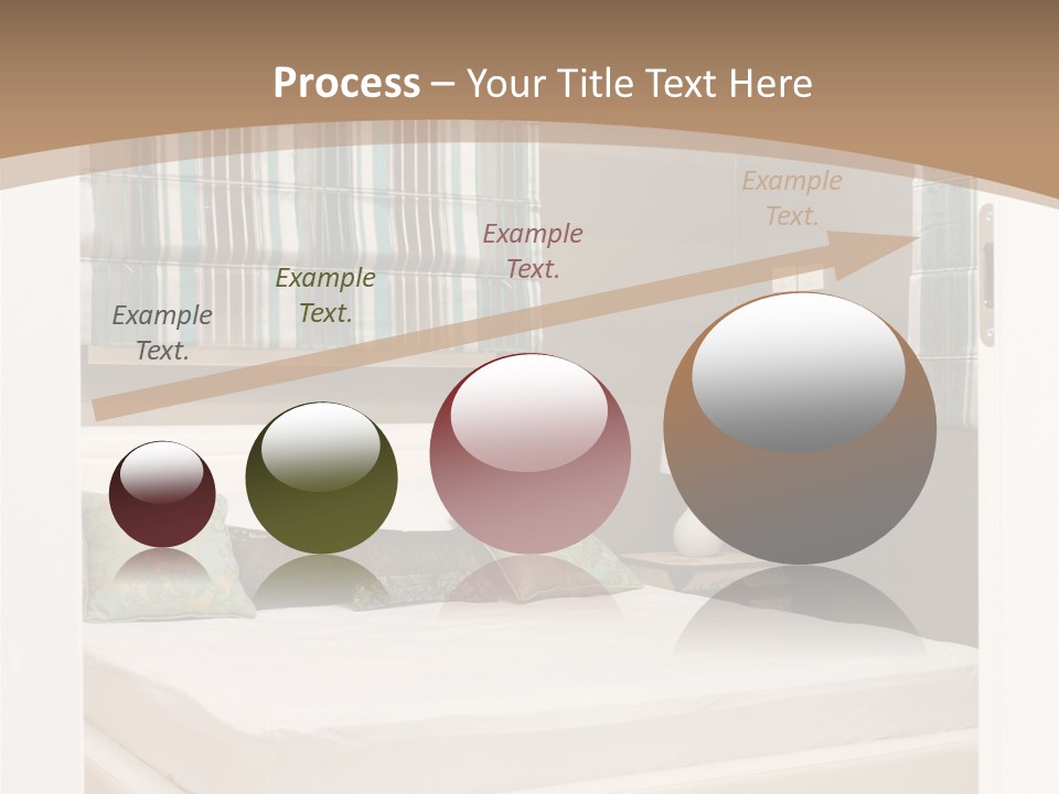 Pillow Mattress Nightstand PowerPoint Template