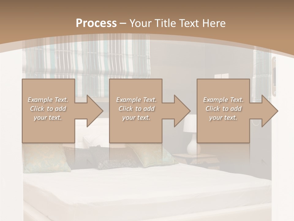 Pillow Mattress Nightstand PowerPoint Template