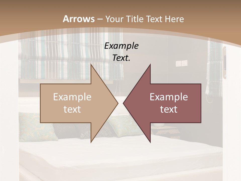 Pillow Mattress Nightstand PowerPoint Template