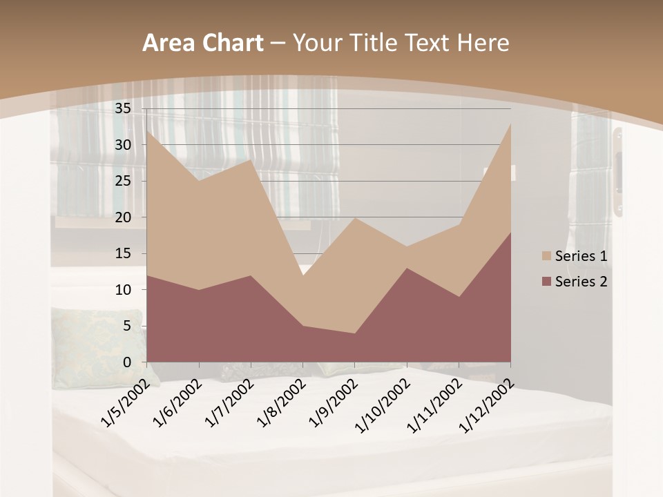 Pillow Mattress Nightstand PowerPoint Template