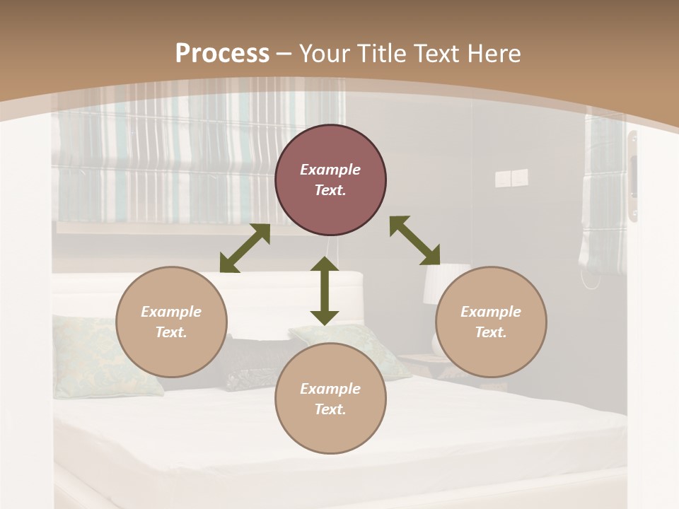 Pillow Mattress Nightstand PowerPoint Template