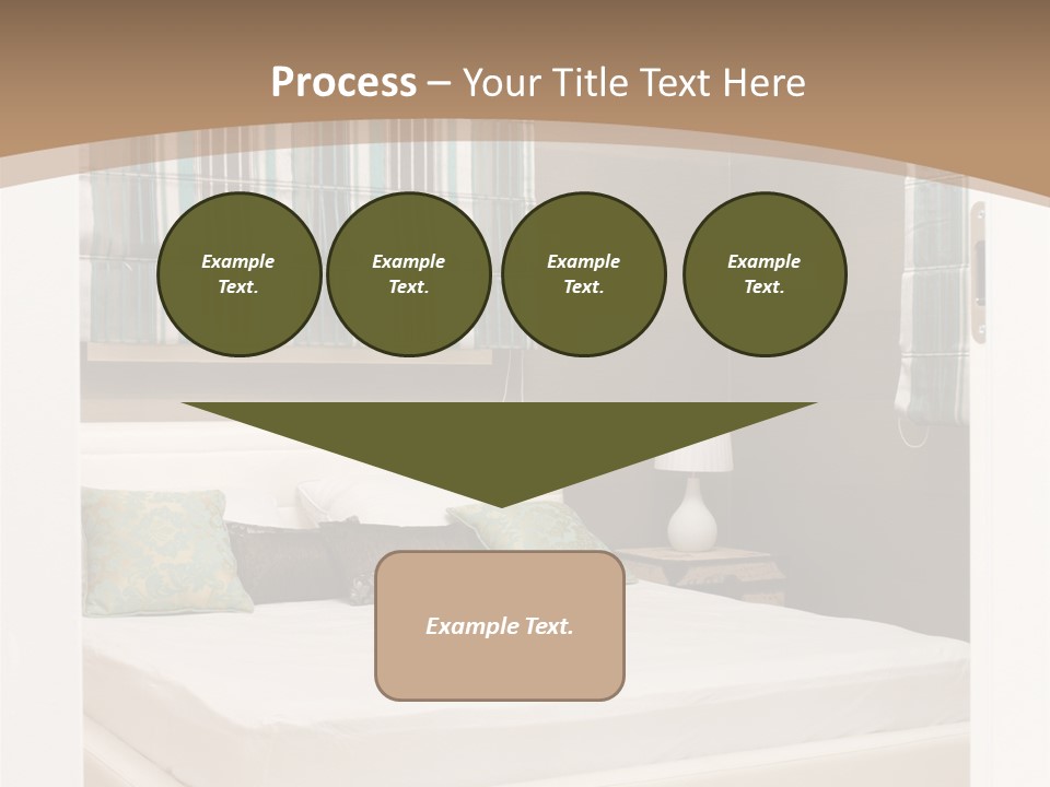 Pillow Mattress Nightstand PowerPoint Template