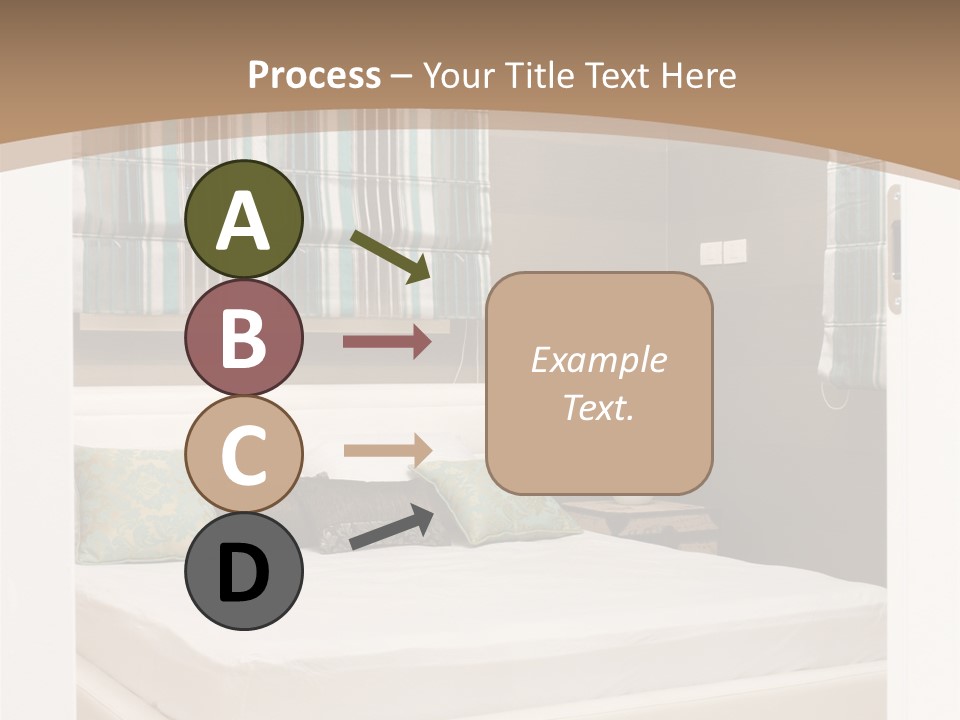 Pillow Mattress Nightstand PowerPoint Template