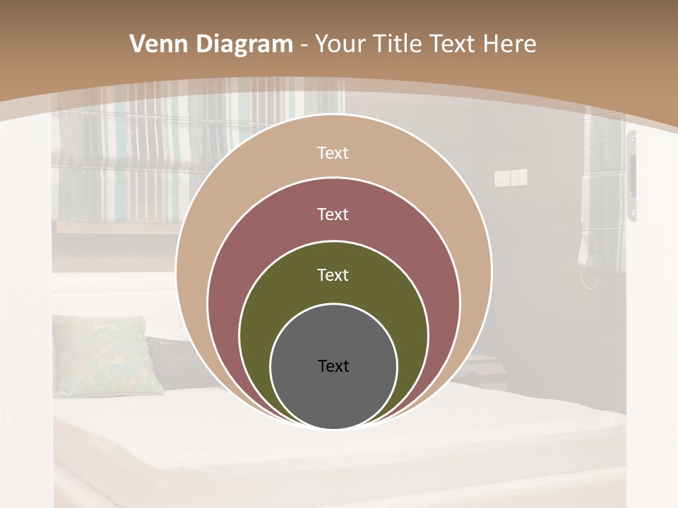 Pillow Mattress Nightstand PowerPoint Template